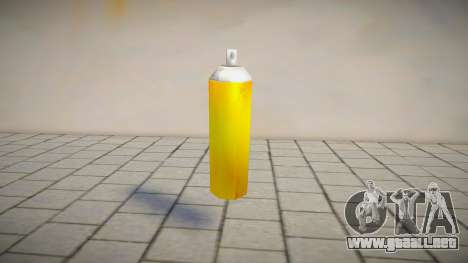 Yellow Spraycan para GTA San Andreas