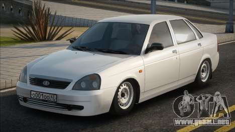 Lada Priora White Smotra para GTA San Andreas