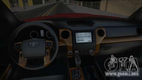 Toyota Tundra Red para GTA San Andreas