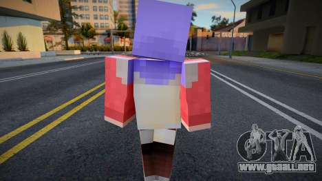 Hfost Minecraft Ped para GTA San Andreas