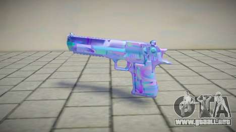 Desert Eagle Violet Metallic para GTA San Andreas