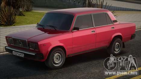 VAZ 2107 Rojo para GTA San Andreas