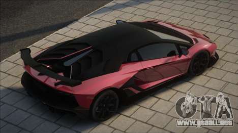 Lamborghini Aventador SVJ Red para GTA San Andreas