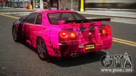 Nissan Skyline R34 L-Sport S3 para GTA 4