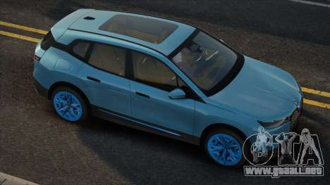 BMW iX UKR Plate para GTA San Andreas