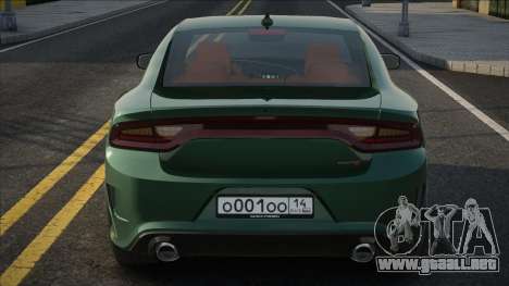 Dodge Charger SRT Hellcat Green para GTA San Andreas