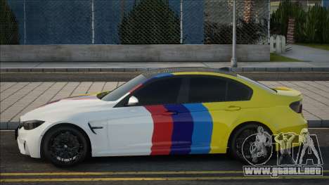 BMW M3 F30 UKR Plate para GTA San Andreas