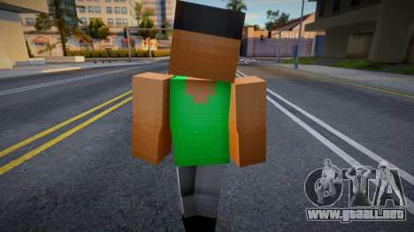 Fam3 Minecraft Ped para GTA San Andreas