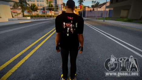 CJ HD tipo slipknot y adidas para GTA San Andreas