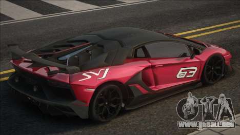 Lamborghini SVJ para GTA San Andreas