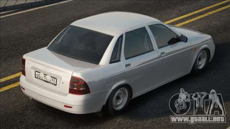 Lada Priora White Smotra para GTA San Andreas