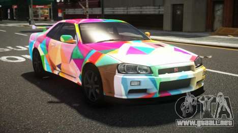 Nissan Skyline R34 L-Sport S5 para GTA 4