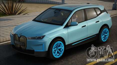 BMW iX UKR Plate para GTA San Andreas
