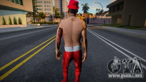 Lefty SM tenis rojos y Con ropa roja Versión 2 para GTA San Andreas