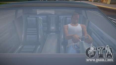 Hide Weapon In Vehicle para GTA San Andreas