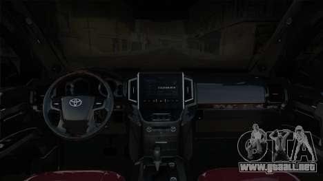 Toyota Land Cruiser 200 Black para GTA San Andreas