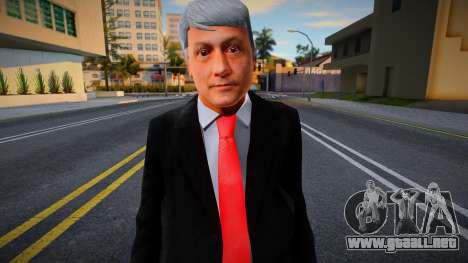 AMLO President of Mexico para GTA San Andreas