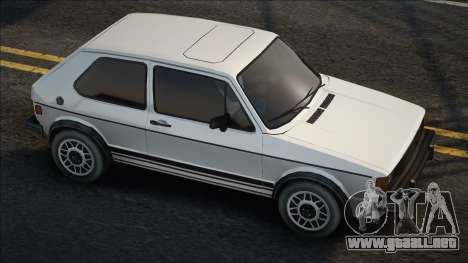 Volkswagen Rabbit GTI 84 White para GTA San Andreas