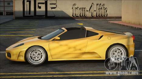 2008 - Ferrari F430 Scuderia Yellow para GTA San Andreas