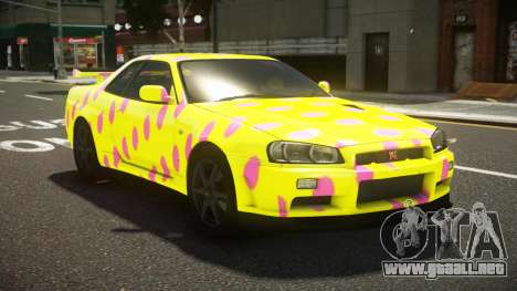 Nissan Skyline R34 L-Sport S1 para GTA 4