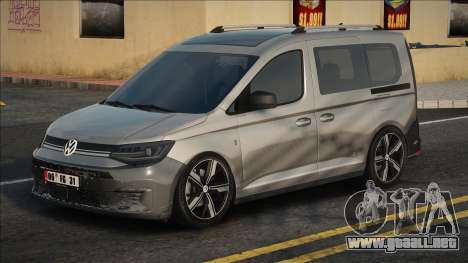 Volkswagen Caddy 2022 Silver para GTA San Andreas