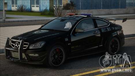 Mercedes-Benz C63 Police para GTA San Andreas