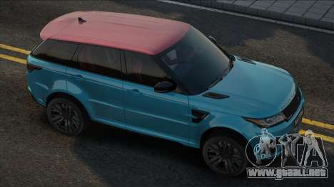 Land Rover Range Rover SVR Blue Red para GTA San Andreas