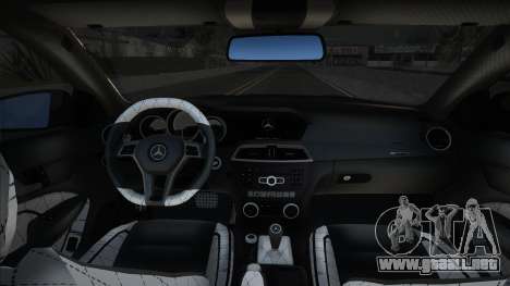 Mercedes-Benz C63 Police para GTA San Andreas