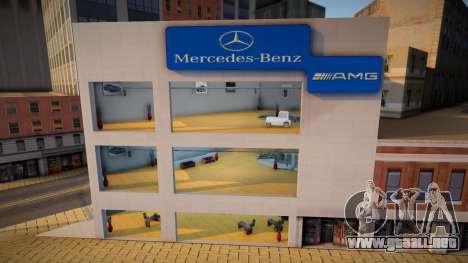 Mercedes-Benz Dealership v2 para GTA San Andreas