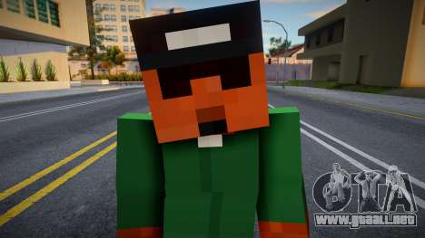 Ryder2 Minecraft Ped para GTA San Andreas