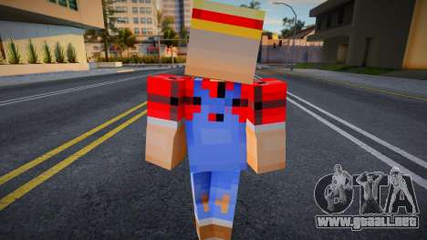 Cwmyfr Minecraft Ped para GTA San Andreas