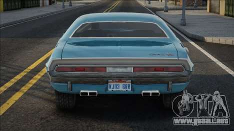 Dodge Challenger RT 1970 Blue para GTA San Andreas