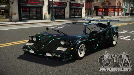 Lamborghini Countach QV LP500 S4 para GTA 4