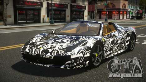 Ferrari 458 LE Roadster S5 para GTA 4