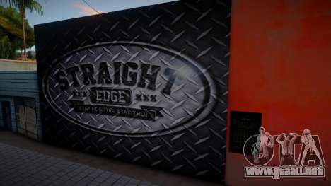 Straight Edge Mural para GTA San Andreas