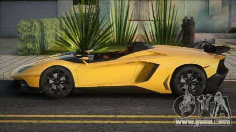 Lamborghini Aventador AVJ Yellow para GTA San Andreas