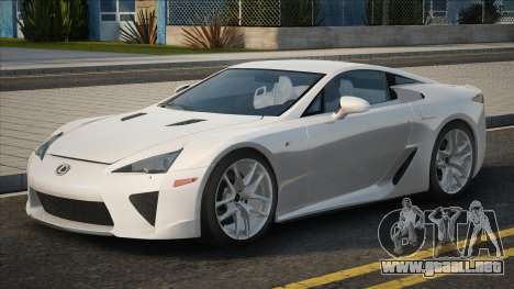 Lexus LFA Driver para GTA San Andreas