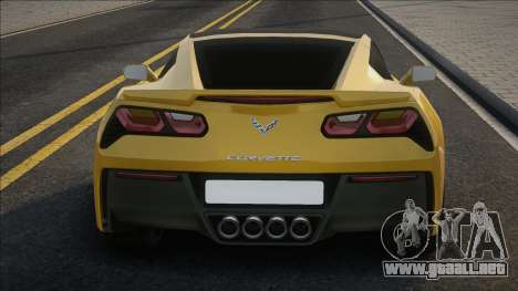 Chevrolet Corvette Yellow para GTA San Andreas