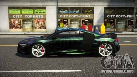 Audi R8 V10 Competition S6 para GTA 4