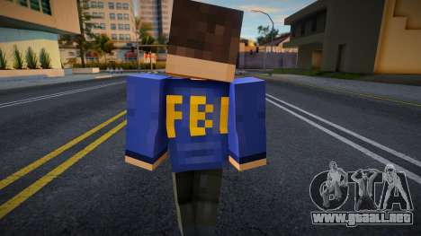 FBI Minecraft Ped para GTA San Andreas