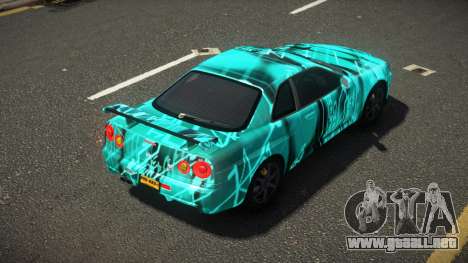 Nissan Skyline R34 L-Sport S9 para GTA 4