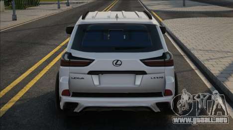Lexus LX570 Khan White para GTA San Andreas