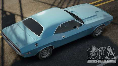 Dodge Challenger RT 1970 Blue para GTA San Andreas