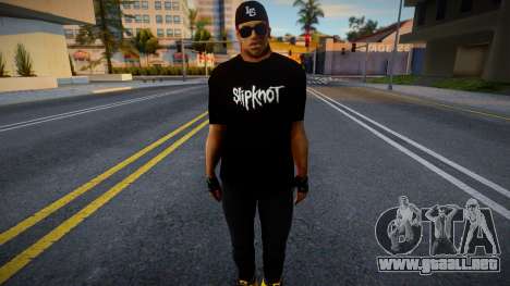 CJ HD tipo slipknot y adidas para GTA San Andreas