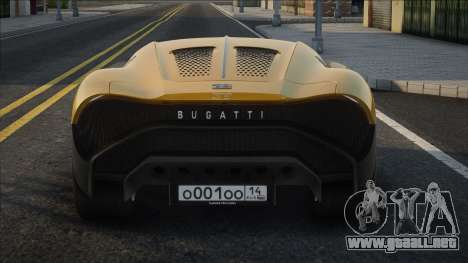 Bugatti La Voiture Noire Yellow para GTA San Andreas