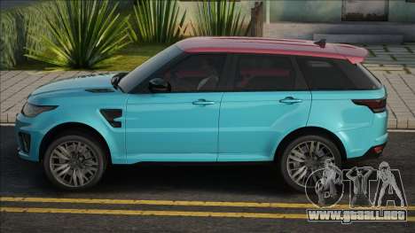 Land Rover Range Rover SVR Blue Red para GTA San Andreas