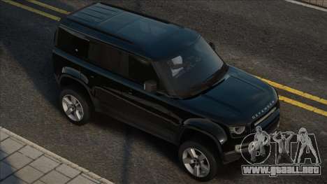 Land Rover Defender Black para GTA San Andreas