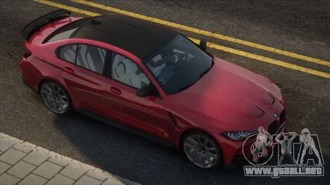 BMW M3 g80 Red para GTA San Andreas