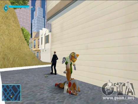 Fox Mccloud de Super Smash Bros Melee para GTA San Andreas