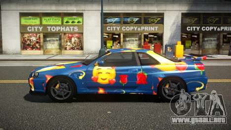 Nissan Skyline R34 L-Sport S6 para GTA 4